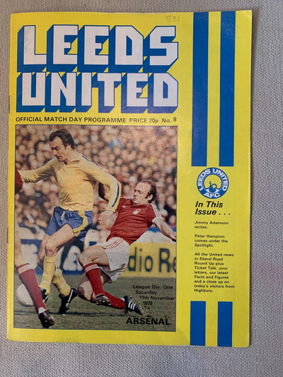 1978-11.11 - LEEDS UNITED VS ARSENAL