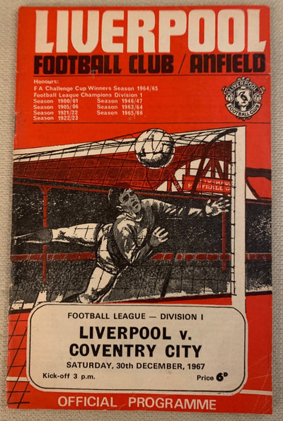 1967-30.12 - LIVERPOOL VS  COVENTRY CITY