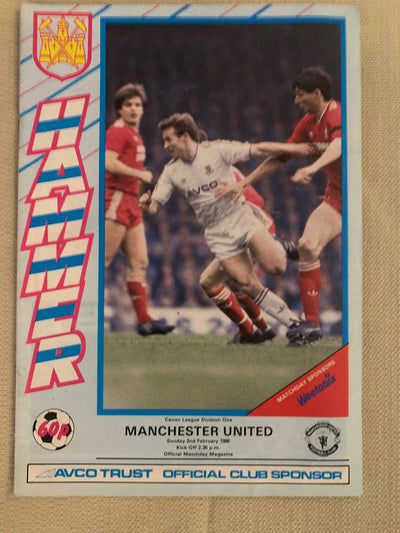 1986-02.02 - WEST HAM UNITED - MANCHESTER UNITED