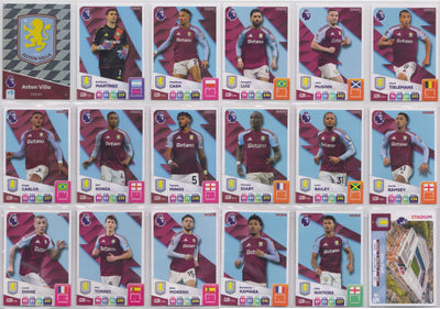 ASTON VILLA - KOMPLETT LAGSETT - PANINI ADRENALYN XL PREMIER LEAGUE 2024/25