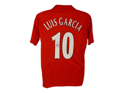 LUIS GARCIA - SIGNERT DRAKT MED EKTEHETSBEVIS/COA