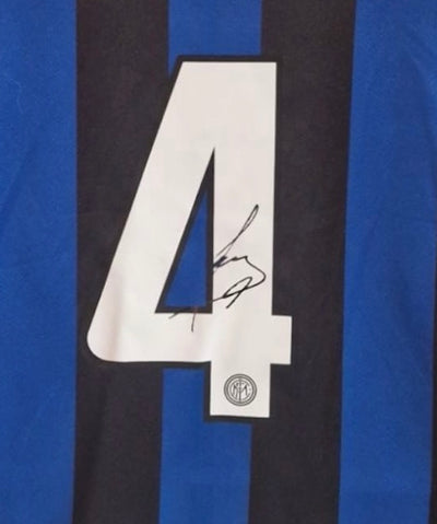 JAVIER ZANETTI - SIGNERT DRAKT ED EKTEHETSBEVIS/COA