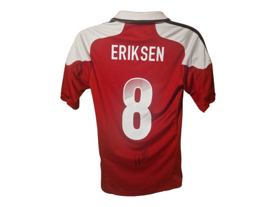 CHRISTIAN ERIKSEN - SIGNERT DRAKT MED EKTEHETSBEVIS/COA