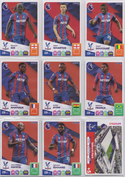 CRYSTAL PALACE - KOMPLETT LAGSETT - PANINI ADRENALYN XL PREMIER LEAGUE 2024/25