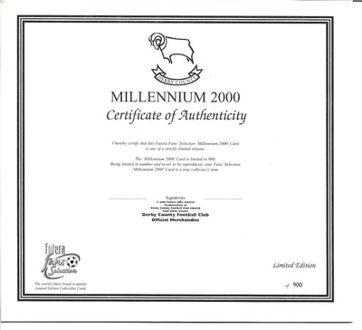 DERBY COUNTY - FUTERA FANS SELECTION - MILLENIUM 2000 #900