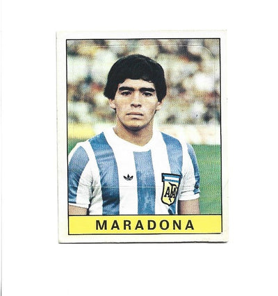 312. DIEGO MARADONA - ARGENTINA - PANINI ROOKIE STICKER