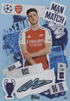 398. DECLAN RICE - ARSENAL - MAN OF THE MATCH SIGNATURE STYLE