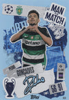 409. PEDRO GONCALVES - SCP SPORTING - MAN OF THE MATCH SIGNATURE STYLE