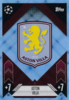 001. ASTON VILLA - CLUB BADGE - BLUE CRYSTAL