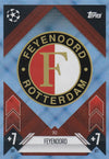 262. FEYENOORD - CLUB BADGE - BLUE CRYSTAL