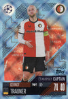 264. GERNOT TRAUNER - FEYENOORD - CAPTAIN - BLUE CRYSTAL