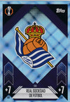 280. REAL SOCIEDAD DE FÙTBOL - CLUB BADGE - BLUE CRYSTAL