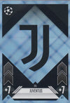 316. JUVENTUS - CLUB BADGE - BLUE CRYSTAL