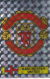 183. MANCHESTER UNITED - CLUB BADGE - SILVER FOIL