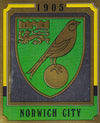 165. NORWICH CITY - CLUB BADGE - GOLD FOIL