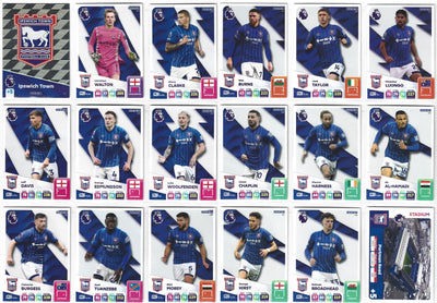 IPSWICH TOWN - KOMPLETT LAGSETT - PANINI ADRENALYN XL PREMIER LEAGUE 2024/25