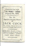 NO.21 - JACK COCK - CHELSEA - IN ACTION