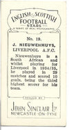 NO.19. J. NIEUWENHUYS  - LIVERPOOL