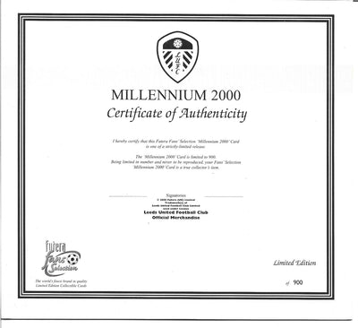 LEEDS UNITED - FUTERA FANS SELECTION - MILLENIUM 2000 #900