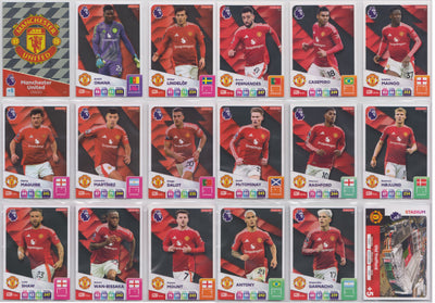 MANCHESTER UNITED - KOMPLETT LAGSETT - PANINI ADRENALYN XL PREMIER LEAGUE 2024/25