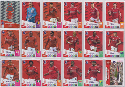 NOTTINGHAM FOREST - KOMPLETT LAGSETT - PANINI ADRENALYN XL PREMIER LEAGUE 2024/25