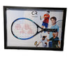 CASPER RUUD - SIGNERT FERDIG INNRAMMET I "ART-FRAME" TENNISRACKET MED EKTEHETSBEVIS /COA