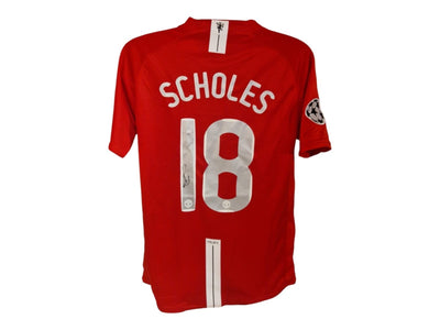 PAUL SCHOLES - SIGNERT DRAKT MED EKTEHETSBEVIS/COA