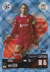 048. VIRGIL VAN DIJK - LIVERPOOL - CAPTAIN -  BLUE CRYSTAL