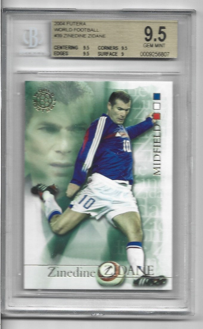 39. ZINEDINE ZIDANE - FRANCE - GRADERT KORT - Sportmemos