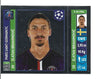 444. ZLATAN IBRAHIMOVIC -   PARIS SAINT-GERMAIN - SILVER STICKER