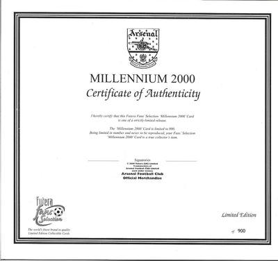 ARSENAL - FUTERA FANS SELECTION - MILLENIUM 2000 #900