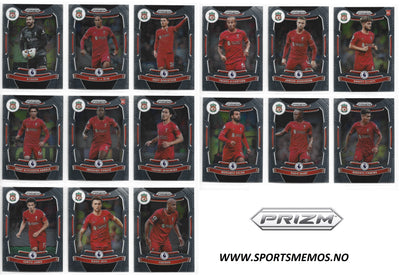 LIVERPOOL - PANINI PRIZM PREMIER LEAGUE 2021/22 - KOMPLETT SETT