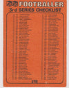 170. CHECKLIST - England - Mexico 1970, Checklist, cards 171-255 - U-KRYSSET