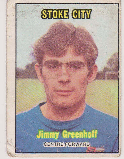 174. JIMMY GREENHOFF - STOKE CITY - ERRORCARD