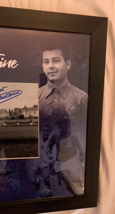 JUST FONTAINE - SIGNERT BILDE I "ART-FRAME" MED EKTEHETSBEVIS