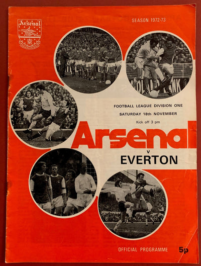 1972-18.11 - ARSENAL VS EVERTON