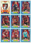 000. AFC BOURNEMOUTH - KOMPLETT SETT MED TOPPS MATCH ATTAX PREMIER LEAGUE 2017/18