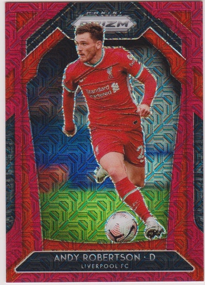 #135. RED MOJO PRIZM - 244. ANDY ROBERTSON - LIVERPOOL - CARD 57 OF 135
