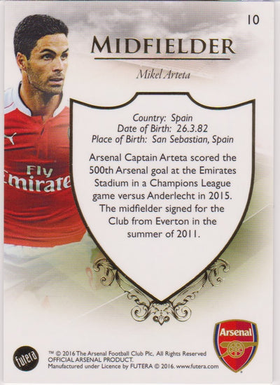 010. MIKEL ARTETA - CLUB BASE - ARSENAL