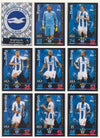 000. BRIGHTON & HOVE ALBION - KOMPLETT SETT TOPPS MATCH ATTAX PREMIER LEAGUE 2018/19