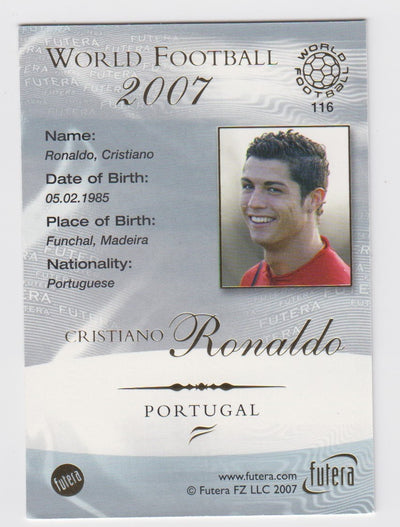 116. CRISTIANO RONALDO - PORTUGAL - FUTERA WORLD FOOTBALL 2007