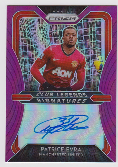 CLUB LEGENDS SIGNATURES - CL-PEV- PATRICE EVRA - MANCHESTER UNITED - PURPLE #49