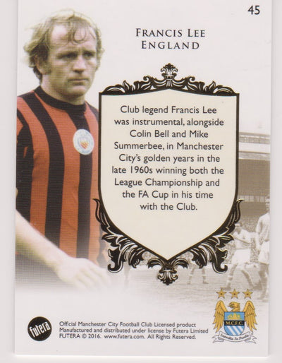 045. FRANCIS LEE - THE GREATS - MANCHESTER CITY