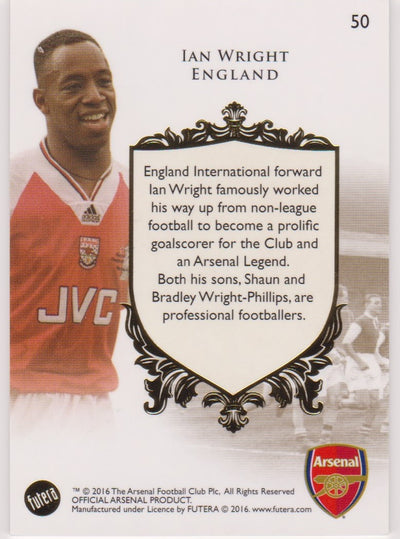 050. IAN WRIGHT - THE GREATS - ARSENAL