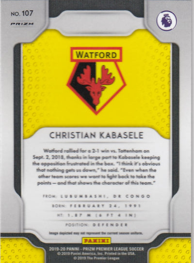 107. CHRISTIAN KABASELE - WATFORD - SILVER PRIZM