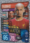 MOM-LIV. FABINHO - LIVERPOOL - MAN OF THE MATCH