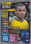 MOM-DOR. MANUEL AKANJI - BORUSSIA DORTMUND - MAN OF THE MATCH