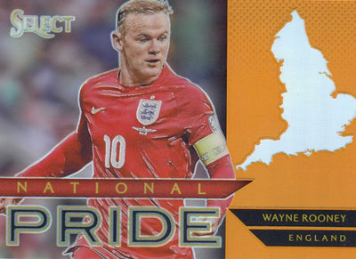 016. WAYNE ROONEY - ENGLAND - SELECT ORANGE PRIZM - NATIONAL PRIDE - #149