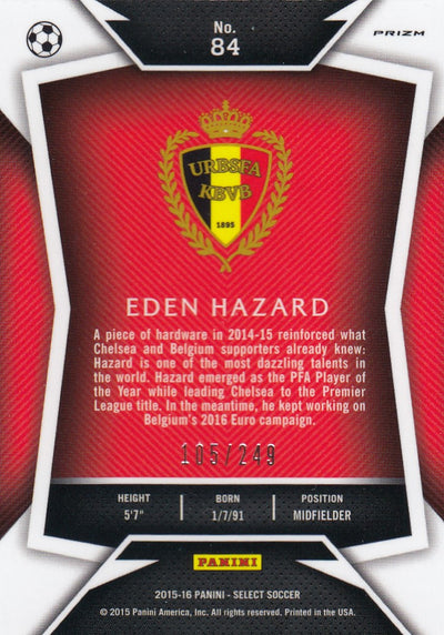 084. EDEN HAZARD - BELGIUM - CAMO PRIZM - #249