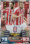 415. ERIK PIETERS / PHIL BARDSLEY - STOKE CITY - DEFENSIVE DUO